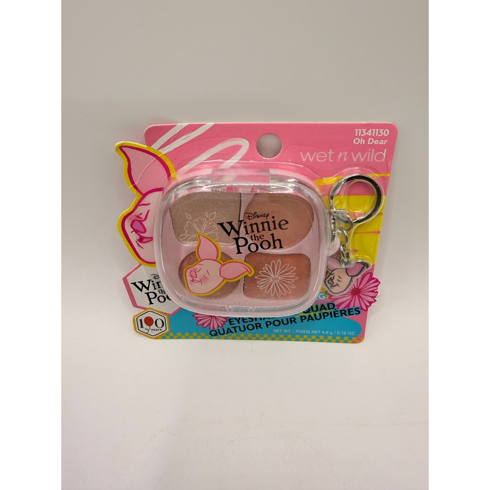 Wet n Wild Unisex Disney Winnie Pooh Oh Dear Eyeshadow Quad Piglet Keychain New‎
